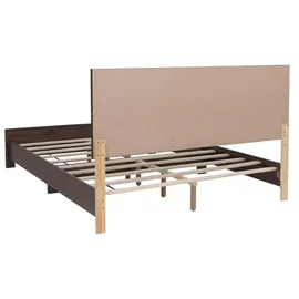 MCW Doppelbett P44 160 x 200 cm MDF Walnuss Walnuss-Optik