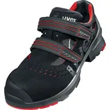 Uvex 1 8536243 ESD Sicherheitssandale S1P Schuhgröße (EU): 43 Rot/Schwarz 1 Paar