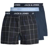 JACK & JONES Herren Web-Boxershorts, 3er Pack JACJACKSON WOVEN BOXERS