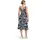 Vera Mont Cocktailkleid Blau/Weiß 40