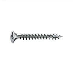 SPAX 1081010400205, Schraube, Metall, Holz, Flach, Teilgewinde, Grau