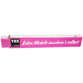 TOX Meterstab "Echte Mädels machen's selber" Holz