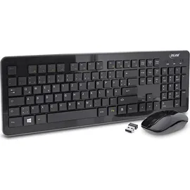 InLine Design Desktop, Tastatur-Maus Set, USB 2,4GHz, max. 1600dpi, schwarz