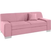 2-Sitzer DOMO COLLECTION "Bero" Sofas Gr. B/H/T: 193cm x 74cm x 85cm, Feinstruktur, ohne Funktion, rosa (flamingo)