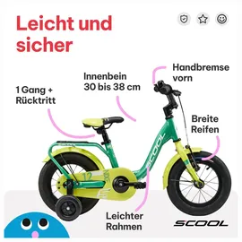 S'COOL S’COOL niXe 12 1-Gang Grün
