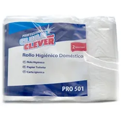 Haushalts-Toilettenpapierrolle reiner Zellstoff 2c 50m (40 Stück)