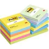 3M Haftnotiz Notes 76x76mm 654-TFEN-P8+4 sortiert 12 St./Pack.