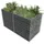 furnicato Gabionen-Hochbeet 180 × 90 × 100 cm