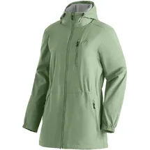 Maier Sports Parka MAIER SPORTS "ArorA Loop W", Damen, Gr. 40, grün (heugrün), 100% Polyester, Jacken Parka, Damen Jacke wasserdicht, Outdoorjacke, 3 Taschen außen + Innentasche