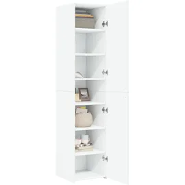 vidaXL Highboard 40 x 42,5 x 185 cm Weiß