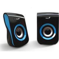Genius SP-Q180 PC Speakers Black and Blue 6WRMS USB, PWR