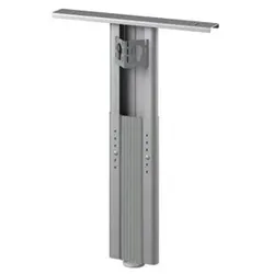 Tisch-Stützfuß, Delhi 9133023, aluminiumoptik pulverbeschichtet