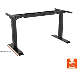 Celexon Höhenverstellbarer Schreibtisch Professional eAdjust-58123 125 x 75 cm