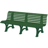 Blome Gartenbank Borkum 4-Sitzer Länge 2000 mm grün