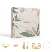 Heideman Schmuck-Adventskalender Summerbox Athen silberfarben, Schmuckset mehrteilig Schmuck für Frauen - 5 Schmuckstücke goldfarben|silberfarben