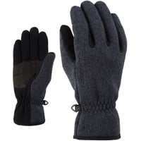 Ziener Erwachsene IMAGIO glove multisport Freizeit- / Funktions- / Outdoor-Handschuhe | atmungsaktiv, gestrickt, schwarz (black melange), 8.5