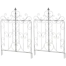 CLP Rankgitter Mandevilla 2er Set 100 x 200 cm Bronze