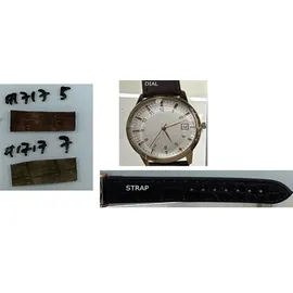 Excellanc Herrenuhr mit Band aus Kunstleder