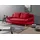 GUTMANN FACTORY Schlafsofa Polyester 2-Sitzer Rot