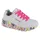 SKECHERS Uno Lite Lovely Luv Sneaker, White Synthetic H. Pink Trim, 37