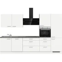 Nobilia Küchenzeile Touch II 330 cm weiß