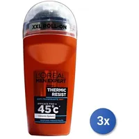 3x L’Oréal Paris Männer Expert Schuhtrockner Thermic Resist Deo Roll-On 50Ml