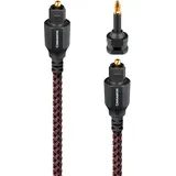 AudioQuest Cinnamon Optilink Audiokabel, 1,5 m, Toslink, 1,5 m, Schwarz