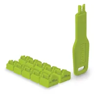 Lindy RJ45 Port Schlösser grün, 10 Stck + 1
