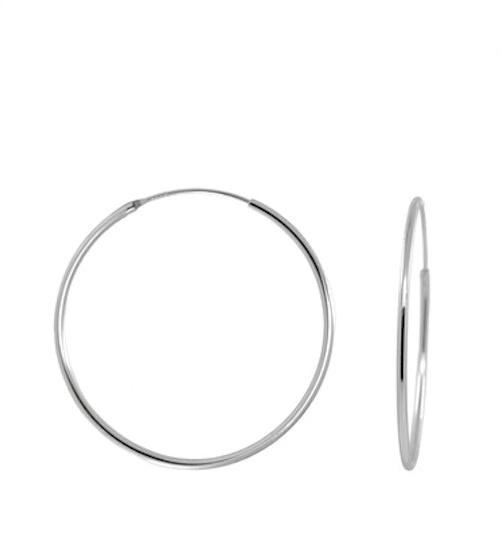A-Hjort Small hoops - Silber Sterling 925 / 30 - Onesize - By Anne