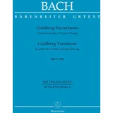 Bärenreiter Verlag Goldberg-Variationen BWV 988 -Vierter Teil der Clavier-Übung-.BÄRENREITER URTEXT.Spielpartitur, Urtextausgabe