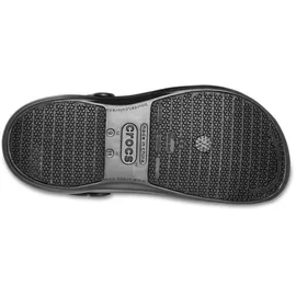 Crocs Bistro Clog für Gastronomie, Pflege, Krankenhaus mit geschlossenem Fußbereich, schwarz