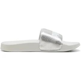 Puma Leadcat 2.0 Metallic Whisper Pantoletten Damen 02 - PUMA silver/PUMA white/feather gray 35.5