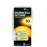 18 Duracell Activair Typ 10 / DA 10 Zink-Luft Hörgerätebatterien im 6er Blister