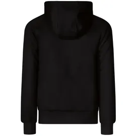 TRIGEMA Sweatjacke TRIGEMA "TRIGEMA Sweatjacke mit Kapuze", Herren, Gr. M, schwarz, 70% Baumwolle, 30% Polyester, Basic, lang, Rundhals, Sweatjacken Sweatjacke