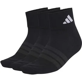 adidas Cushioned Sportswear Ankle Socken 3er Pack Black/White 49-51