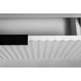 Rodan | Waschbeckunterschrank 80cm | Weiß matt | B/H/T 80/57/46cm | 2 Softclose-Schubladen | Badezimmerschränke, Badmöbel, Waschbecken Unterschr... - Weiß