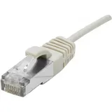 Dexlan (858701) Netzwerkkabel grau, 0,5 m Cat6a S/FTP (S-STP)