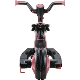 GLOBBER Explorer Trike Foldable 4in1 Dreirad Laufrad 10/8,5 Zoll faltbar, höhenverstellbar, rosa