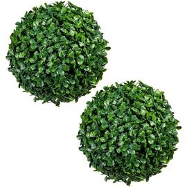Creativ green Kunstpflanze »Buchsbaumkugel«, 2er-Set, grün