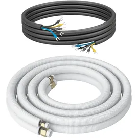 Kältebringer Kältemittelleitung 1/4 Zoll + 3/8 Zoll für Split Klimaanlagen 1300 cm