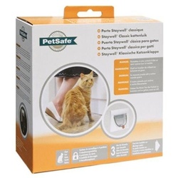 Nobby Katzentoilette Nobby Katzentür Staywell PetSafe weiß mit Tunnel weiß