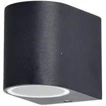 ETC Shop Wandstrahler Set RGB LED schwarz 7x8x9,4 cm