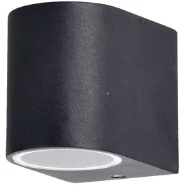 ETC Shop Wandstrahler Set RGB LED schwarz 7x8x9,4 cm