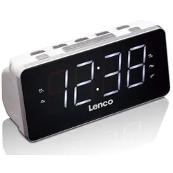 FM Radio Uhr  CR-18 (Schwarz, Silber)