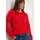 Cecil Sweatshirt mit Wording Fiery Red M