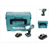 Makita DTW 251 A1J Akku Schlagschrauber 18 V 230 Nm 1/2" + 1x Akku 2,0 Ah + Makpac - ohne Ladegerät