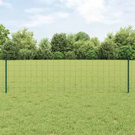 vidaXL Zaunpfosten 0,6 x 50 m Grün/Stahl