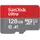 SanDisk Ultra microSD UHS-I U1 A1 140 MB/s + SD Adapter 128 GB