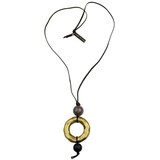 COLLEZIONE ALESSANDRO Lange Kette " Chloe " in braun | Gr.: onesize