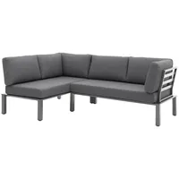 MWH Das Original MWH Widoo Lounge-Set 3-tlg Aluminium
